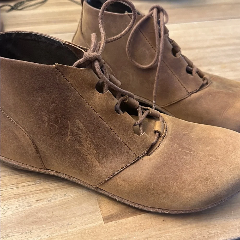 SOLE leather recork chukka boots